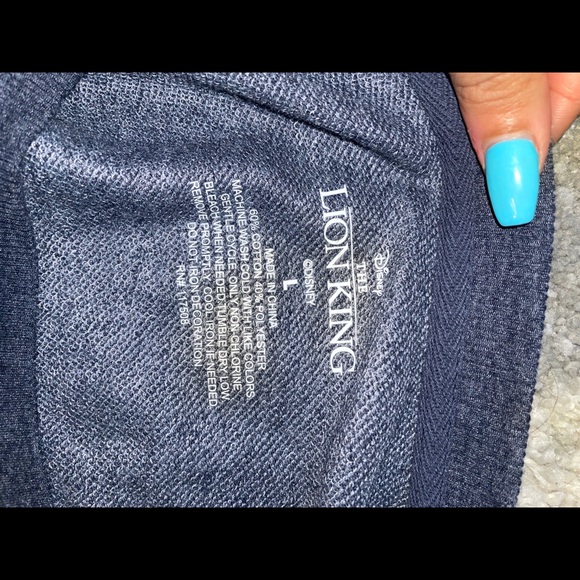 blue long sleeve shirt - Picture 3 of 4